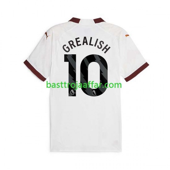 Manchester City Jack Grealish 10 Män Borta Fotbollströja 2023-2024 Kortärmad