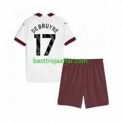 Manchester City Kevin De Bruyne 17 Barn Borta Fotbollströja 2023-2024 Kortärmad Manchester City Kevin De Bruyne 17 Barn Borta Fotbollströja 2023-2024 Kortärmad