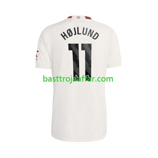 Manchester United Rasmus Hojlund 11 Män Tredje Fotbollströja 2023-2024 Kortärmad