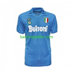SSC Napoli 1987 1988 Retro Män Hemma Fotbollströja Kortärmad SSC Napoli 1987 1988 Retro Män Hemma Fotbollströja Kortärmad
