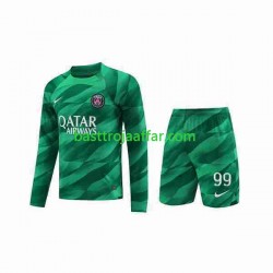 Paris Saint-Germain Donnarumma 99 Målvakt Barn Hemma Fotbollströja 2023-2024 Långärmad