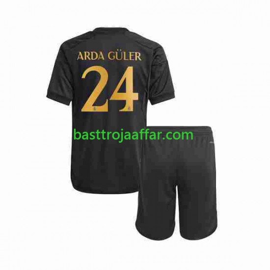 Real Madrid Arda Guler 24 Barn Tredje Fotbollströja 2023-2024 Kortärmad