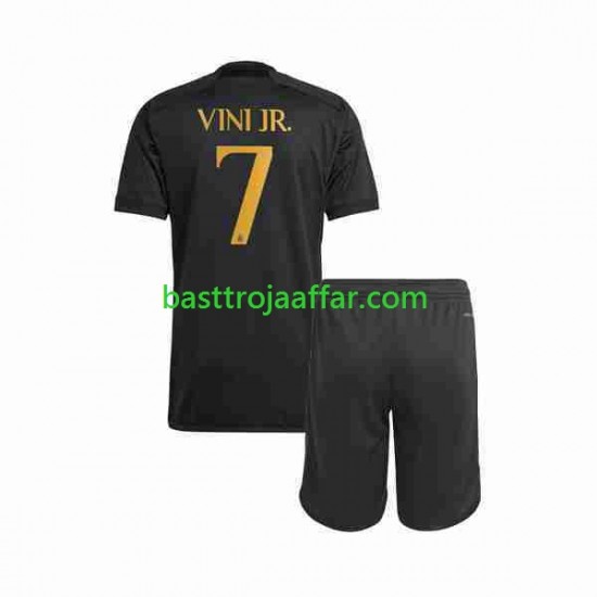 Real Madrid Vini Jr 7 Barn Tredje Fotbollströja 2023-2024 Kortärmad