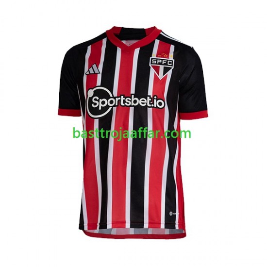 São Paulo Män Borta Fotbollströja 2023-2024 Kortärmad
