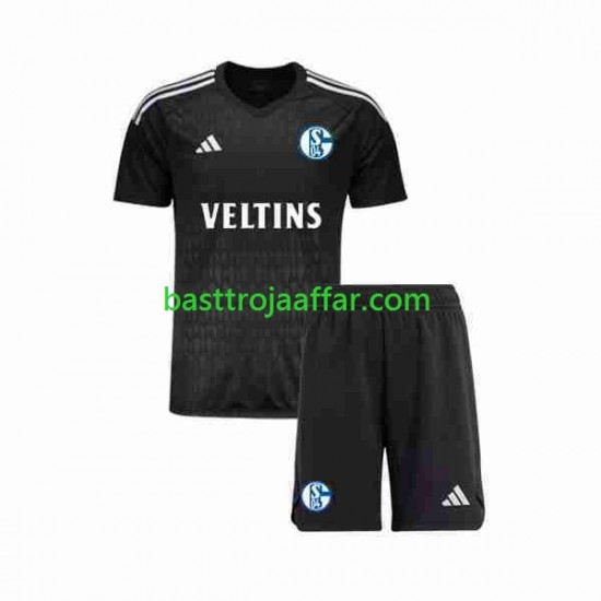 Schalke 04 Målvakt Barn Borta Fotbollströja 2023-2024 Kortärmad