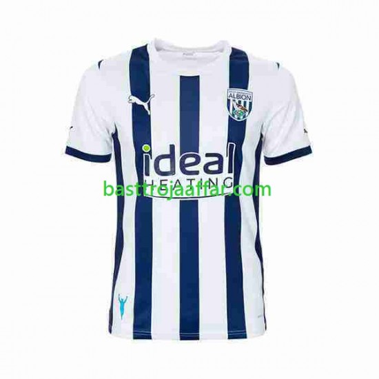 West Bromwich Albion Män Hemma Fotbollströja 2023-2024 Kortärmad