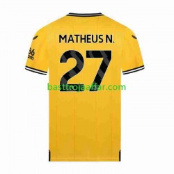 Wolverhampton Wanderers Matheus Nunes 27 Män Hemma Fotbollströja 2023-2024 Kortärmad