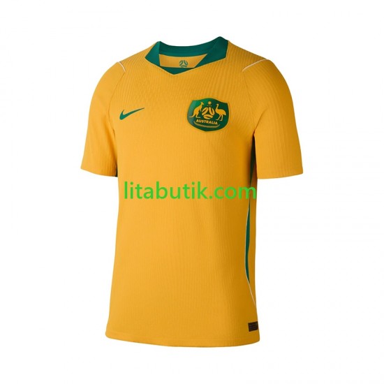 Australien Män Hemma Fotbollströja VM 2026 Kortärmad