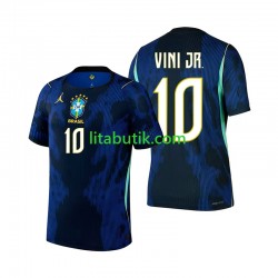 Brasilien Vinicius Junior 10 Män Borta Fotbollströja VM 2026 Kortärmad Brasilien Vinicius Junior 10 Män Borta Fotbollströja VM 2026 Kortärmad