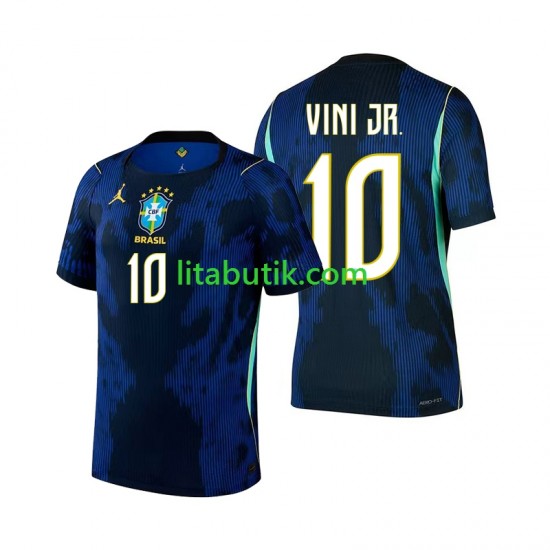 Brasilien Vinicius Junior 10 Män Borta Fotbollströja VM 2026 Kortärmad