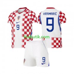 Kroatien Andrej Kramaric 9 Barn Hemma Fotbollströja VM 2026 Kortärmad Kroatien Andrej Kramaric 9 Barn Hemma Fotbollströja VM 2026 Kortärmad