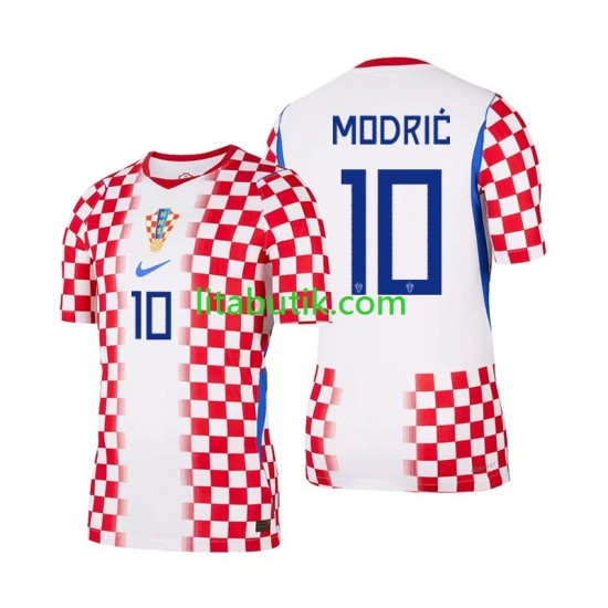 Kroatien Modrić Luka 10 Män Hemma Fotbollströja VM 2026 Kortärmad