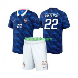 Frankrike Hugo Ekitike 22 Barn Hemma Fotbollströja VM 2026 Kortärmad