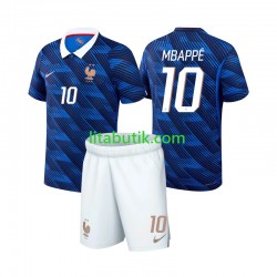 Frankrike Mbappé Kylian 10 Barn Hemma Fotbollströja VM 2026 Kortärmad