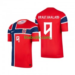Norge Erling Haaland 9 Män Hemma Fotbollströja VM 2026 Kortärmad