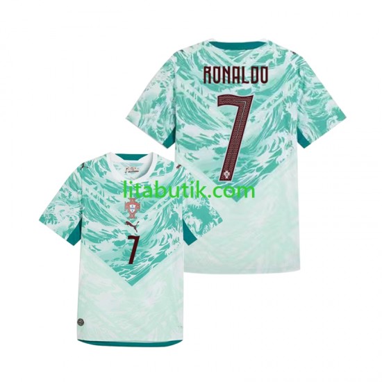 Portugal Cristiano Ronaldo 7 Män Borta Fotbollströja 2026 2027 Kortärmad