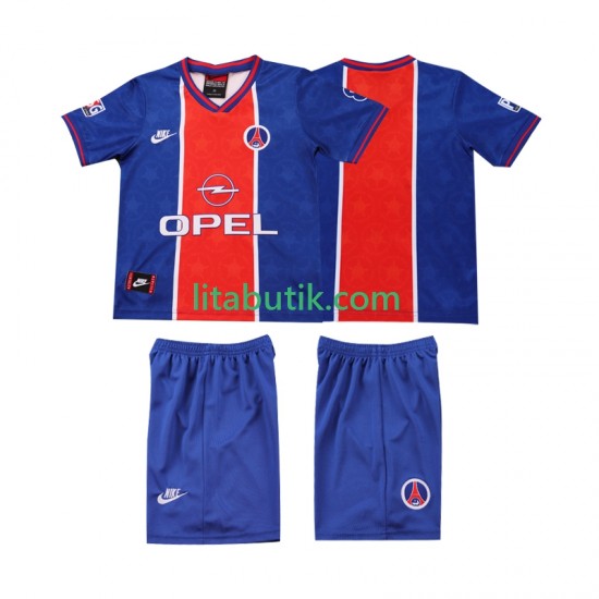 AC Milan 1995 1996 Retro Barn Hemma Fotbollströja Kortärmad