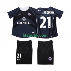 AC Milan RONALDINHO 10 2003 Retro Barn Tredje Fotbollströja 2002 Kortärmad