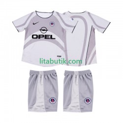 AC Milan 2001 Retro Barn Borta Fotbollströja 2002 Kortärmad