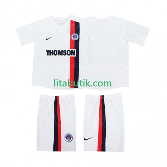 AC Milan 2003 Retro Barn Borta Fotbollströja 2002 Kortärmad
