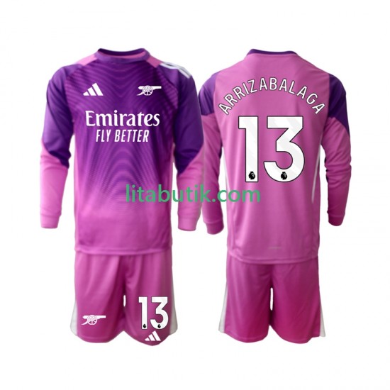 Arsenal Kepa Arrizabalaga 13 Målvakt Barn Tredje Fotbollströja 2025-2026 Långärmad