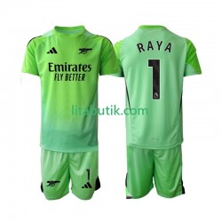 Arsenal Raya 1 Målvakt Barn Borta Fotbollströja 2025-2026 Kortärmad