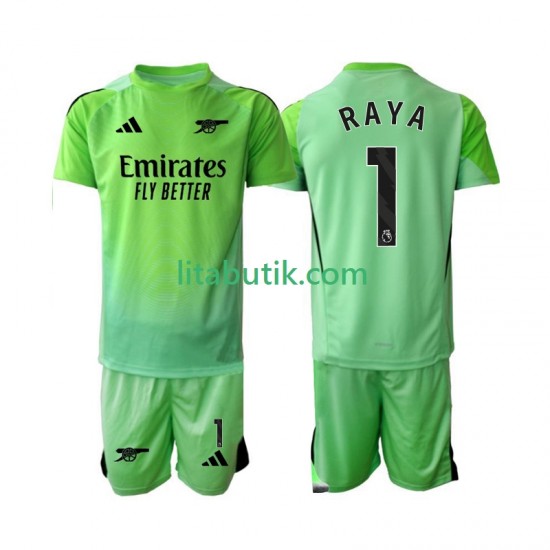 Arsenal Raya 1 Målvakt Barn Borta Fotbollströja 2025-2026 Kortärmad
