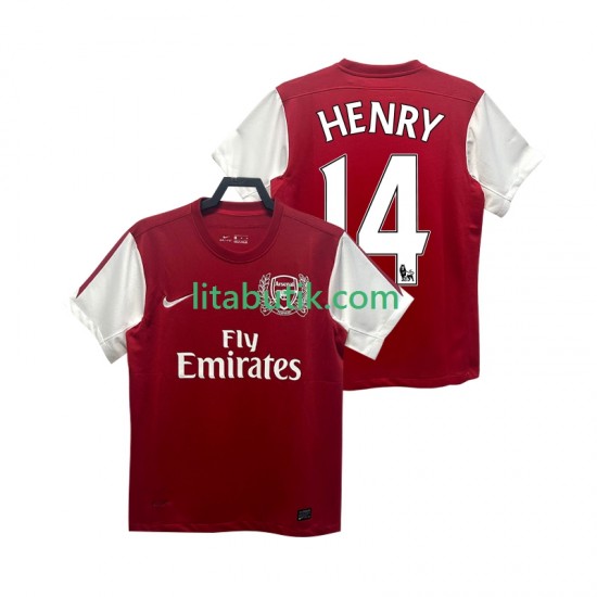 Arsenal HENRY 14 2012 Retro Män Hemma Fotbollströja 2011 Kortärmad
