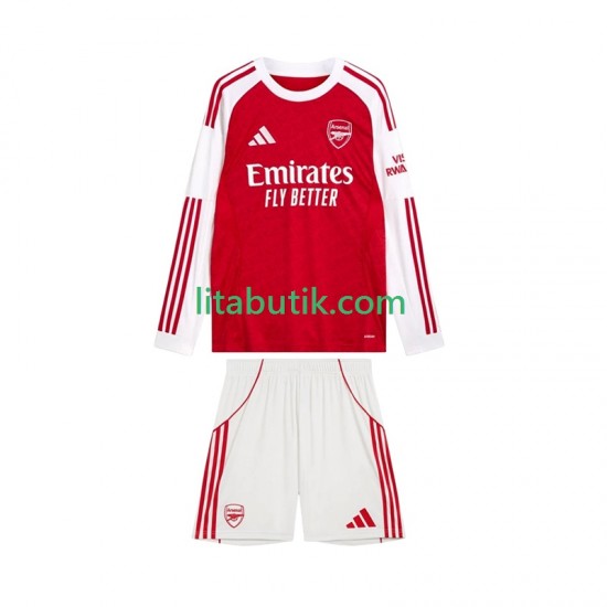 Arsenal Barn Hemma Fotbollströja 2025-2026 Långärmad