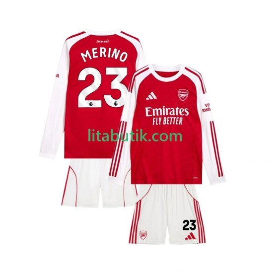 Arsenal Merino 23 Barn Hemma Fotbollströja 2025-2026 Långärmad