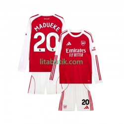 Arsenal Noni Madueke 20 Barn Hemma Fotbollströja 2025-2026 Långärmad