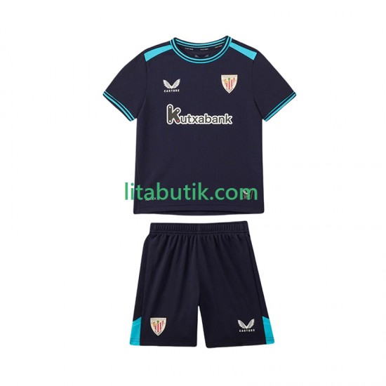 Athletic Bilbao Barn Borta Fotbollströja 2025-2026 Kortärmad