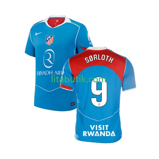 Atlético Madrid Alexander Sorloth 9 Män Tredje Fotbollströja 2025-2026 Kortärmad