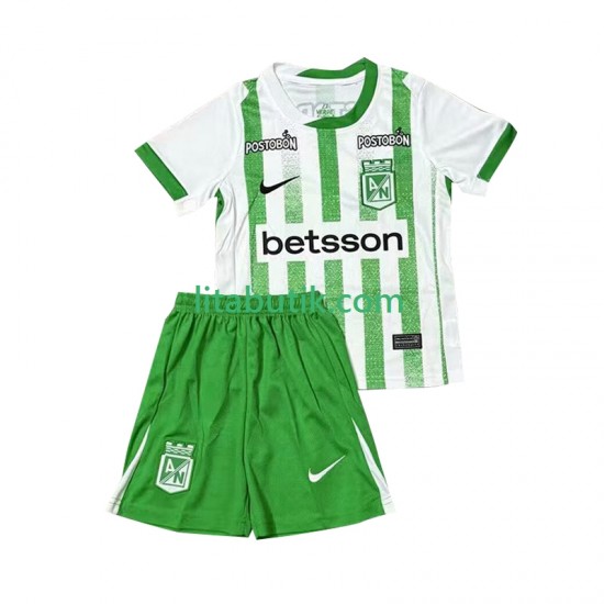 Atletico Nacional Barn Hemma Fotbollströja 2025 Kortärmad