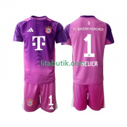 FC Bayern München Manuel Neuer 1 Målvakt Barn Fjärde Fotbollströja 2025-2026 Kortärmad FC Bayern München Manuel Neuer 1 Målvakt Barn Fjärde Fotbollströja 2025-2026 Kortärmad