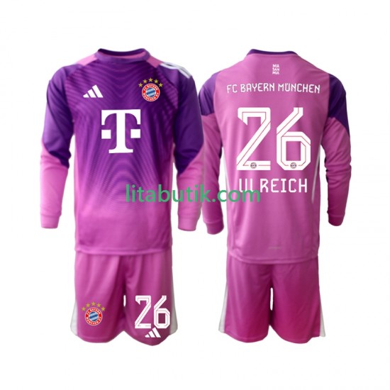FC Bayern München Sven Ulreich 26 Målvakt Barn Fjärde Fotbollströja 2025-2026 Långärmad