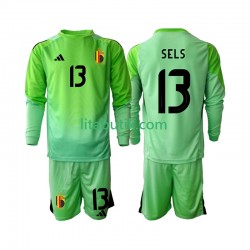 Belgien Matz Sels 13 Målvakt Barn Hemma Fotbollströja 2025 Långärmad Belgien Matz Sels 13 Målvakt Barn Hemma Fotbollströja 2025 Långärmad