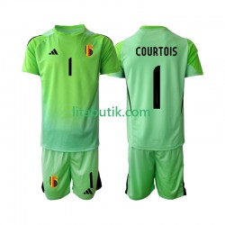 Belgien Thibaut Courtoi 1 Målvakt Barn Hemma Fotbollströja 2025 Kortärmad Belgien Thibaut Courtoi 1 Målvakt Barn Hemma Fotbollströja 2025 Kortärmad