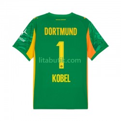Borussia Dortmund Gregor Kobel 1 Målvakt Män Hemma Fotbollströja 2025-2026 Kortärmad Borussia Dortmund Gregor Kobel 1 Målvakt Män Hemma Fotbollströja 2025-2026 Kortärmad
