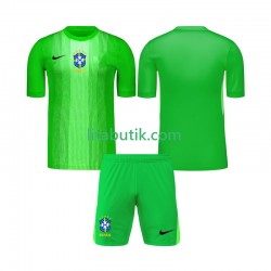 Brasilien Målvakt Barn Hemma Fotbollströja 2026 Kortärmad Brasilien Målvakt Barn Hemma Fotbollströja 2026 Kortärmad