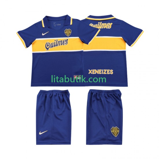 CA Boca Juniors 1996 1997 Retro Barn Hemma Fotbollströja Kortärmad