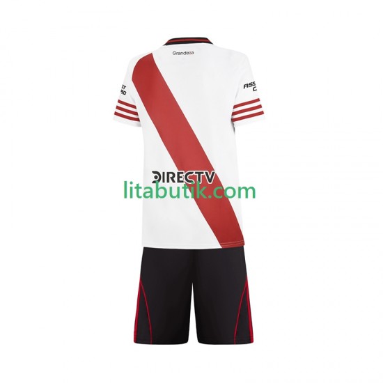 CA River Plate Barn Hemma Fotbollströja 2025-2026 Kortärmad
