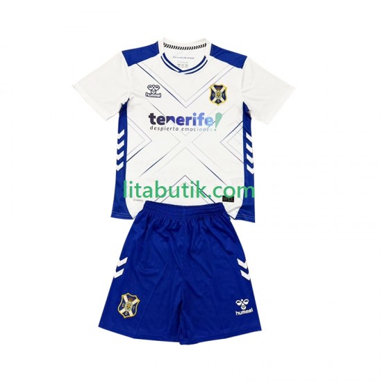 CD Tenerife Barn Hemma Fotbollströja 2025-2026 Kortärmad