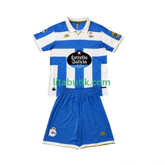 Deportivo La Coruna Barn Hemma Fotbollströja 2025-2026 Kortärmad