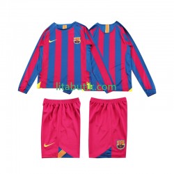 FC Barcelona 2005 Retro Barn Hemma Fotbollströja 2006 Långärmad FC Barcelona 2005 Retro Barn Hemma Fotbollströja 2006 Långärmad