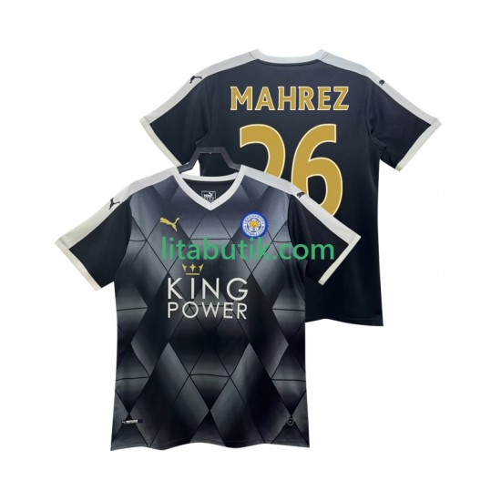Leicester City MAHREZ 26 2014 2015 Retro Män Borta Fotbollströja Kortärmad