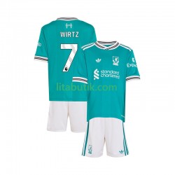 Liverpool Florian Wirtz 7 Barn Tredje Fotbollströja 2025-2026 Kortärmad Liverpool Florian Wirtz 7 Barn Tredje Fotbollströja 2025-2026 Kortärmad