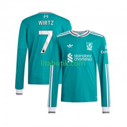 Liverpool Florian Wirtz 7 Män Tredje Fotbollströja 2025-2026 Långärmad Liverpool Florian Wirtz 7 Män Tredje Fotbollströja 2025-2026 Långärmad