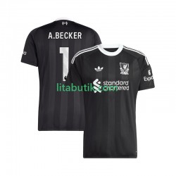 Liverpool Alisson Becker 1 Målvakt Män Fjärde Fotbollströja 2025-2026 Kortärmad Liverpool Alisson Becker 1 Målvakt Män Fjärde Fotbollströja 2025-2026 Kortärmad