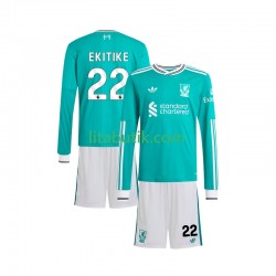 Liverpool Hugo Ekitike 22 Barn Tredje Fotbollströja 2025-2026 Långärmad